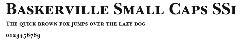 Baskerville Small Caps SSi.ttf