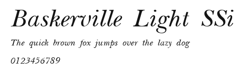 Baskerville Light SSi.ttf