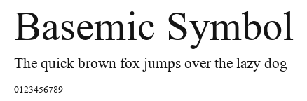 Basemic Symbol.ttf