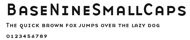 BaseNineSmallCaps.ttf