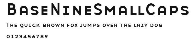BaseNineSmallCaps.ttf