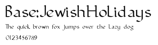 Base:JewishHolidays.ttf