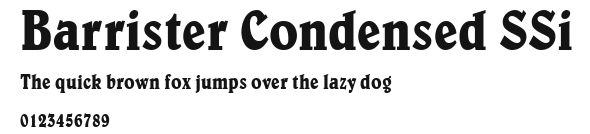 Barrister Condensed SSi.ttf