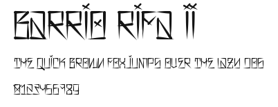 Barrio Rifa II.ttf
