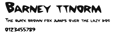 Barney ttnorm.ttf