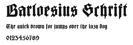 Barloesius Schrift.ttf