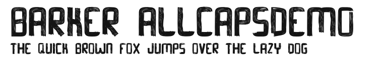 Barker AllCapsDemo .otf