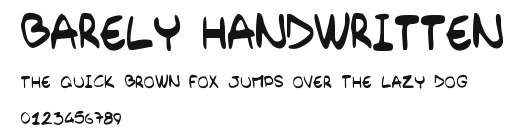 Barely_Handwritten.ttf