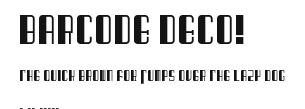 Barcode Deco!.ttf
