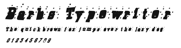 Barbs Typewriter.ttf