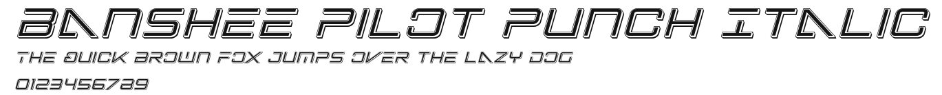 Banshee Pilot Punch Italic.ttf