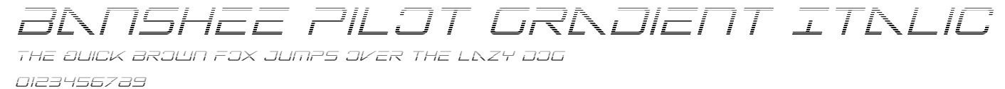 Banshee Pilot Gradient Italic.ttf