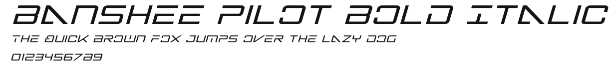 Banshee Pilot Bold Italic.ttf