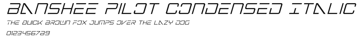 Banshee Pilot Condensed Italic.ttf