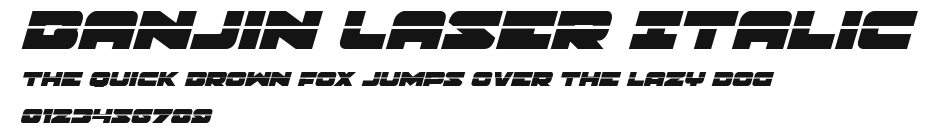 Banjin Laser Italic.ttf