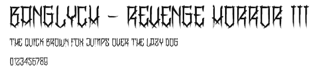 BangLYCH - Revenge Horror III.ttf
