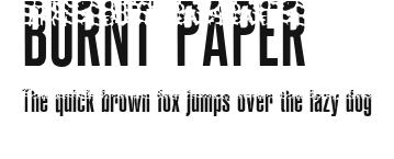 BURNT PAPER.ttf