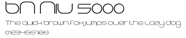 BN Niv 5000.ttf