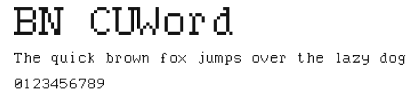 BN CUWord.ttf