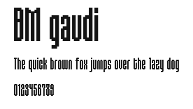BM gaudi.ttf