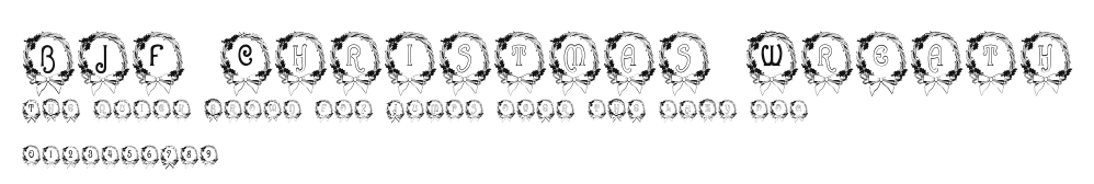 BJF Christmas Wreath.ttf