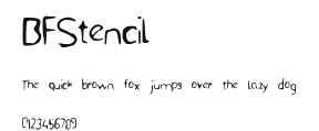 BFStencil.ttf