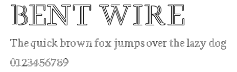 BENT WIRE.ttf