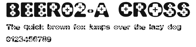 BEER02-A CROSS.ttf