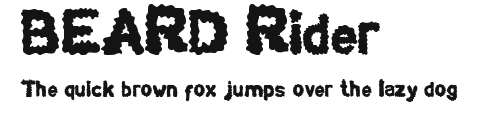 BEARD Rider.ttf
