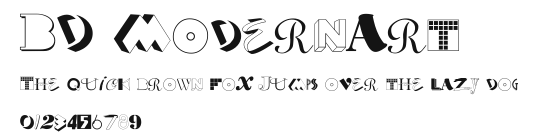 BD ModernArt.ttf
