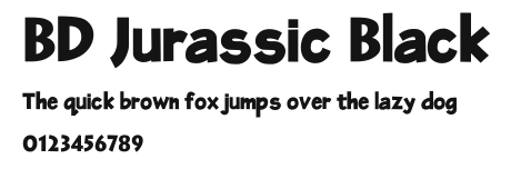 BD Jurassic Black.ttf