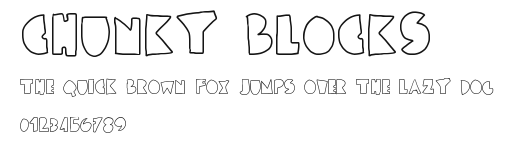 chunky blocks .ttf