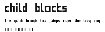 child blocks.ttf