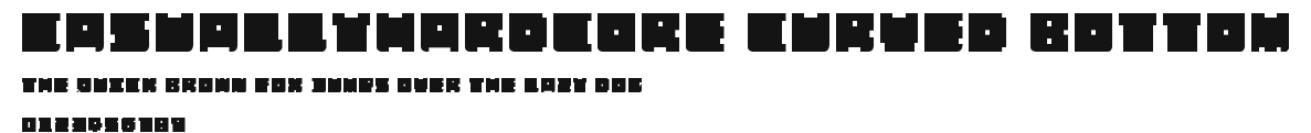 casuallyHARDCORE Curved Bottom.ttf
