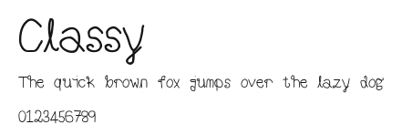 Classy.ttf