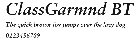 ClassGarmnd BT.ttf