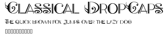 Classical DropCaps.ttf