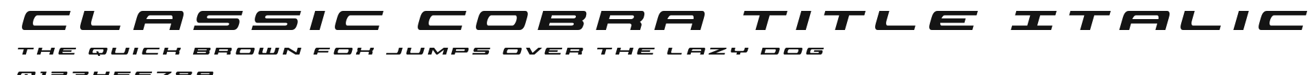 Classic Cobra Title Italic.ttf
