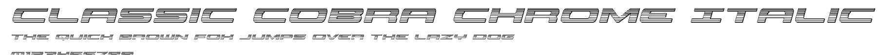 Classic Cobra Chrome Italic.ttf