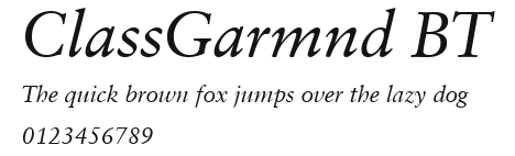 ClassGarmnd BT.ttf