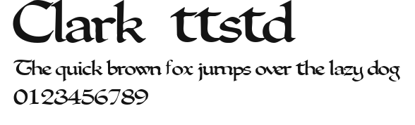 Clark ttstd.ttf
