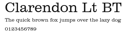 Clarendon Lt BT.ttf