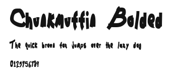 Chunkmuffin Bolded Preview