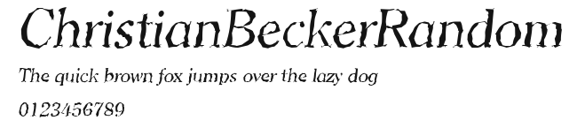 ChristianBeckerRandom Preview