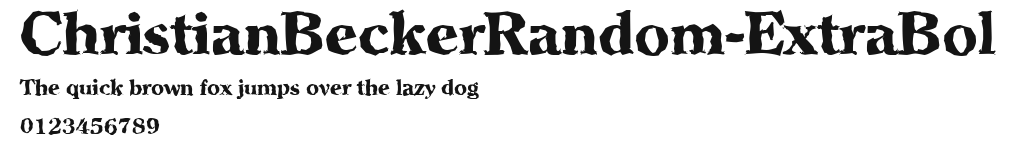 ChristianBeckerRandom-ExtraBol Preview