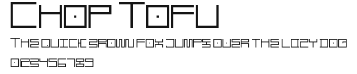 Chop Tofu Preview