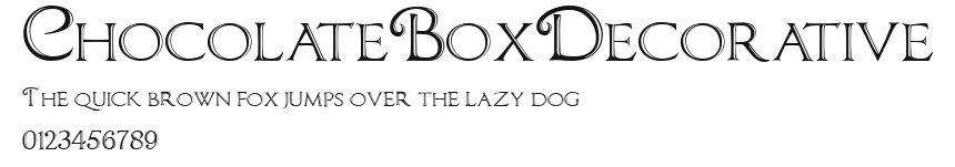 ChocolateBoxDecorative Preview