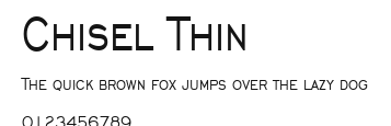 Chisel Thin Preview