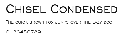 Chisel Condensed Preview