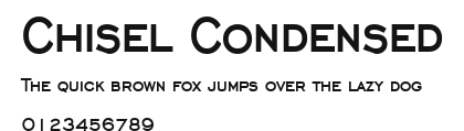 Chisel Condensed Preview